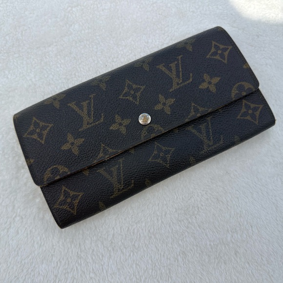Louis Vuitton Monogram Long Wallet- READ DESCRIPTION- Vintage Sarah - Picture 1 of 13